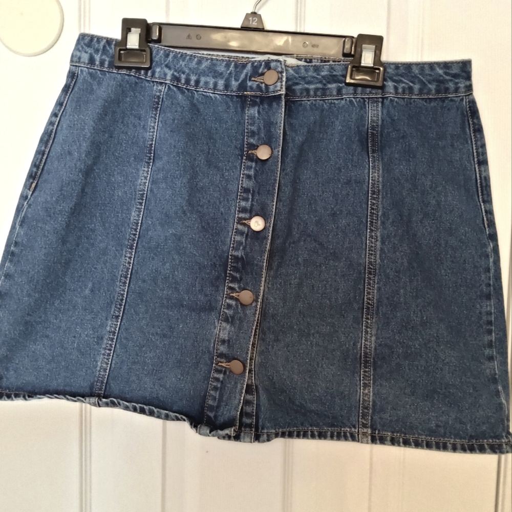 🌷DENIM & CO JEAN SKIRT 14